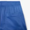 Pantalones cortos de jersey satinado con rayas Pointelle para mujer
