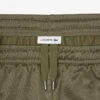 Pantalones cortos de jersey satinado con rayas Pointelle para mujer