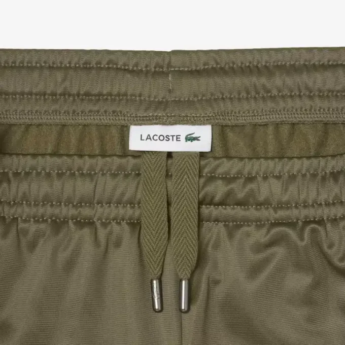 Pantalones cortos de jersey satinado con rayas Pointelle para mujer