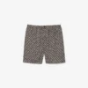 Pantalones cortos de mezcla de algodón estampados de corte holgado