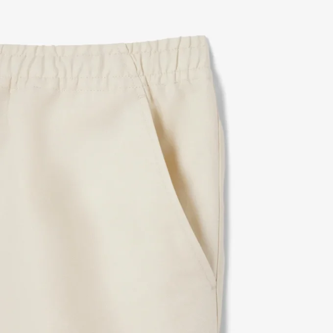 Pantalones cortos de mezcla de lana de corte regular para hombre