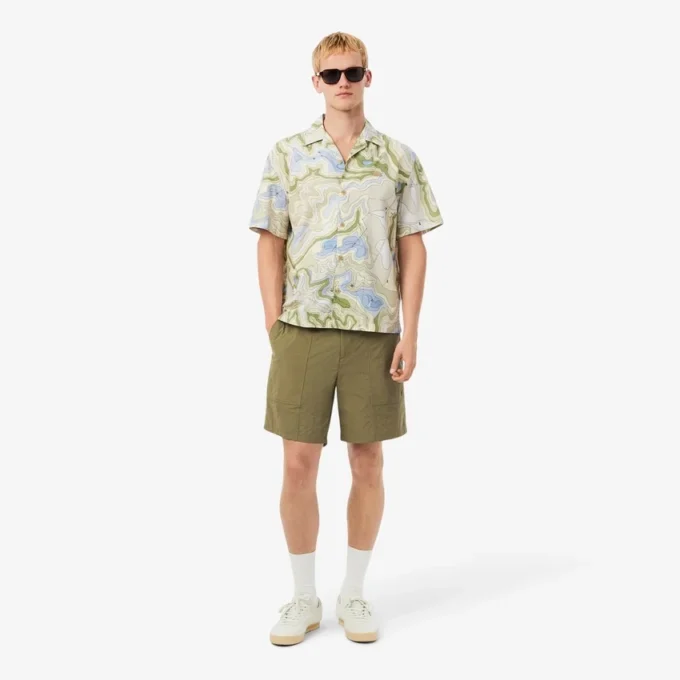Pantalones cortos de nylon repelentes al agua y resistentes al viento para hombre