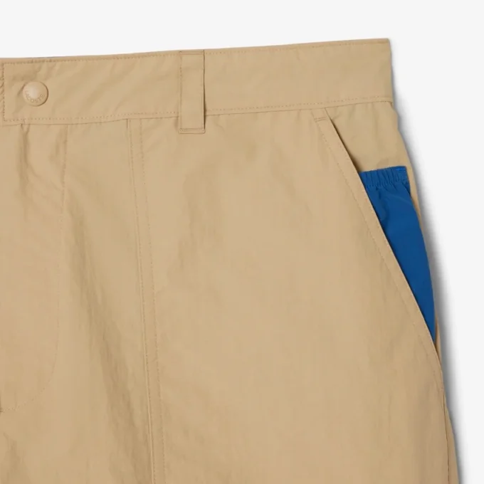 Pantalones cortos de nylon repelentes al agua y resistentes al viento para hombre