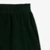 Pantalones cortos de pana de corte holgado para mujer