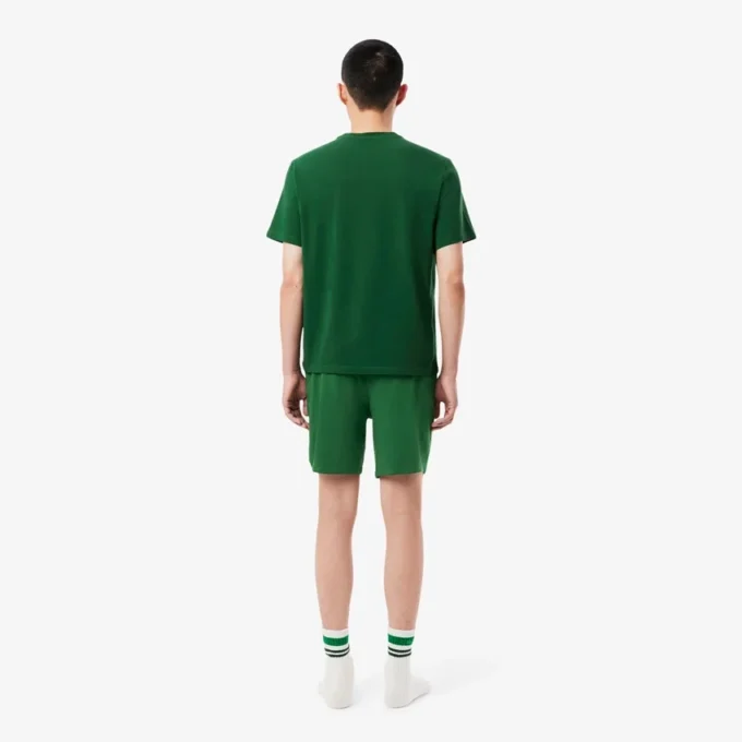 Pantalones cortos de pijama de algodón suave para hombre