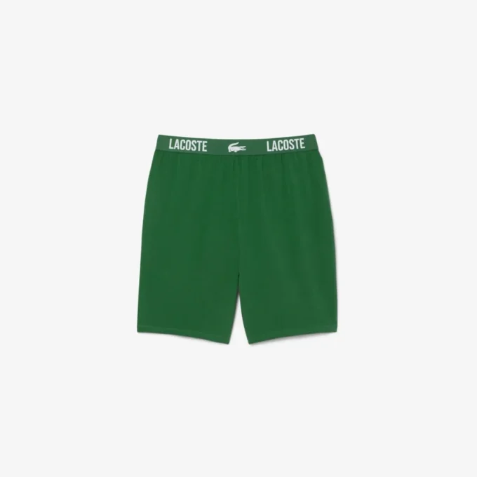 Pantalones cortos de pijama de algodón suave para hombre