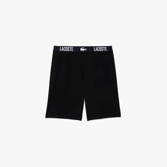 Pantalones cortos de pijama de algodón suave para hombre