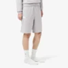 Pantalones cortos de pijama de felpa de corte recto para hombre