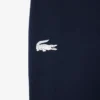 Pantalones cortos de pijama de felpa de corte recto para hombre