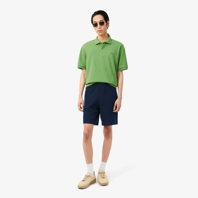 Pantalones cortos de piqué de corte holgado