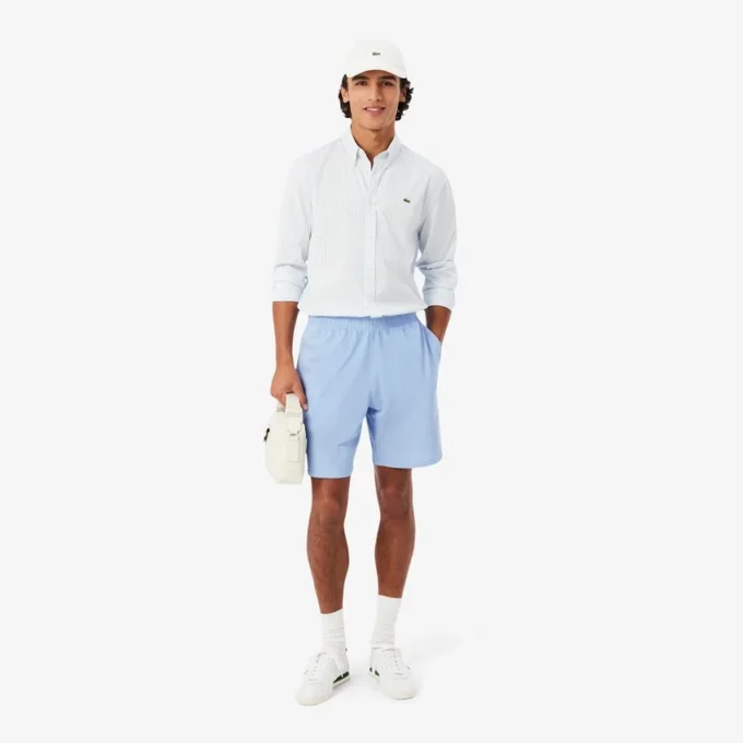 Pantalones cortos de piqué de corte holgado