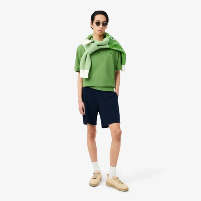 Pantalones cortos de piqué de corte holgado