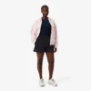 Pantalones cortos de piqué doble cara para mujer