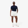 Pantalones cortos de piqué doble cara para mujer