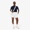 Pantalones cortos de piqué doble cara para mujer