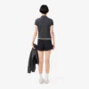 Pantalones cortos de piqué doble cara para mujer