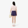 Pantalones cortos de piqué doble cara para mujer