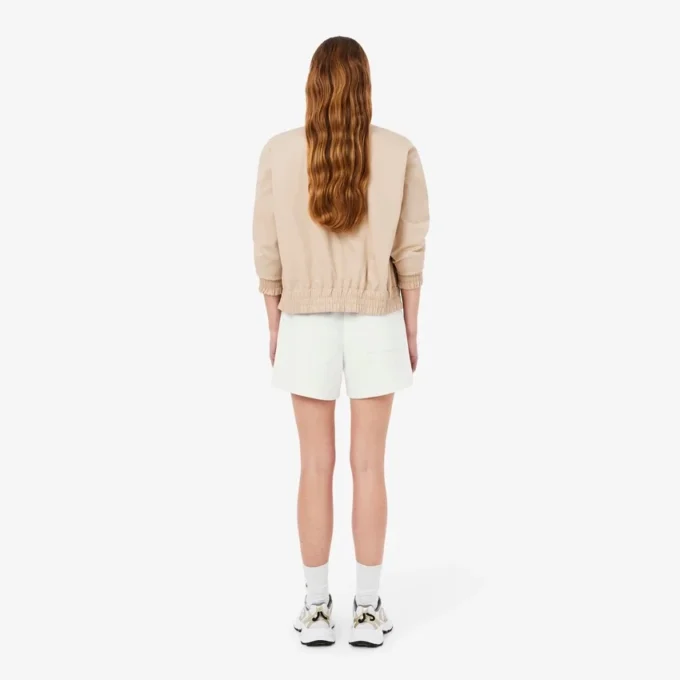 Pantalones cortos de piqué doble cara para mujer