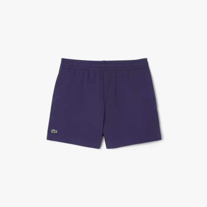 Pantalones cortos de piqué doble cara para mujer
