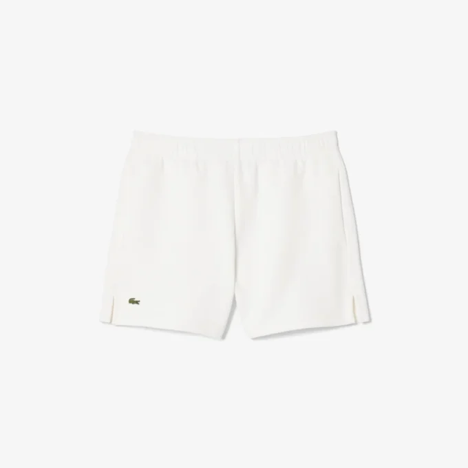 Pantalones cortos de piqué doble cara para mujer