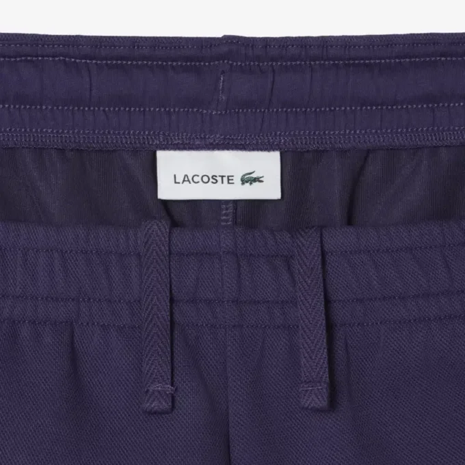 Pantalones cortos de piqué doble cara para mujer