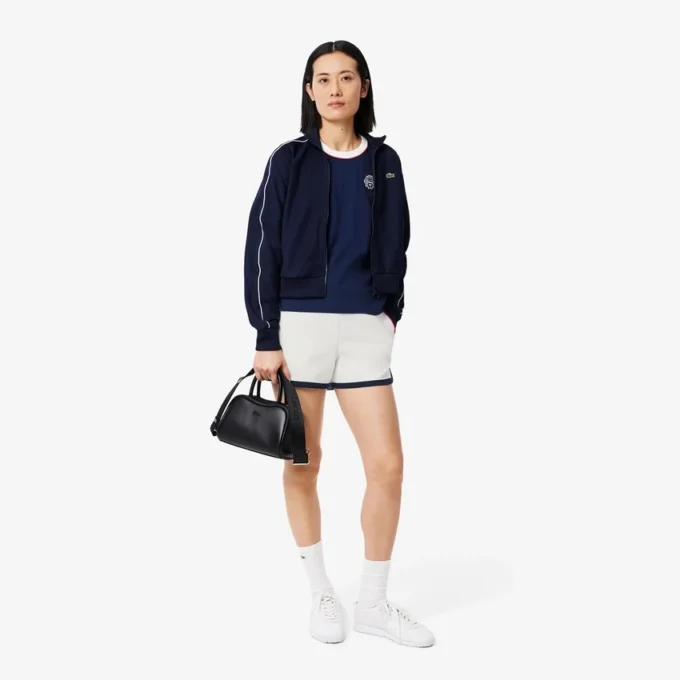 Pantalones cortos de piqué elástico Tennis Heritage para mujer