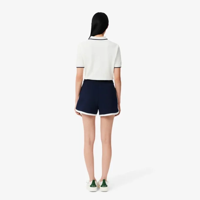 Pantalones cortos de piqué elástico Tennis Heritage para mujer