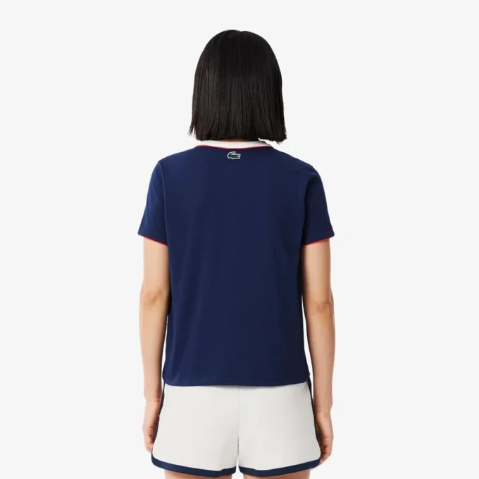 Pantalones cortos de piqué elástico Tennis Heritage para mujer
