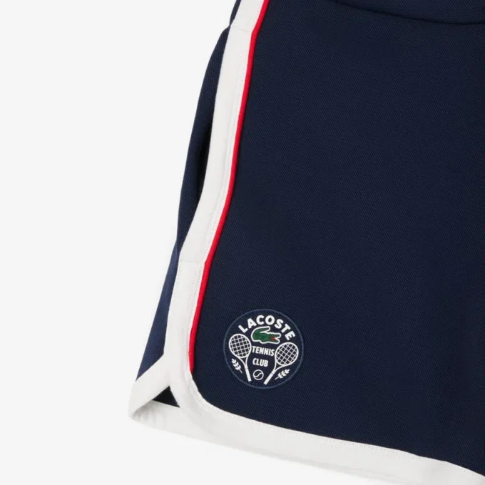 Pantalones cortos de piqué elástico Tennis Heritage para mujer