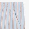 Pantalones cortos de popelín de algodón a rayas
