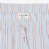Pantalones cortos de popelín de algodón a rayas