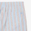 Pantalones cortos de popelín de algodón a rayas