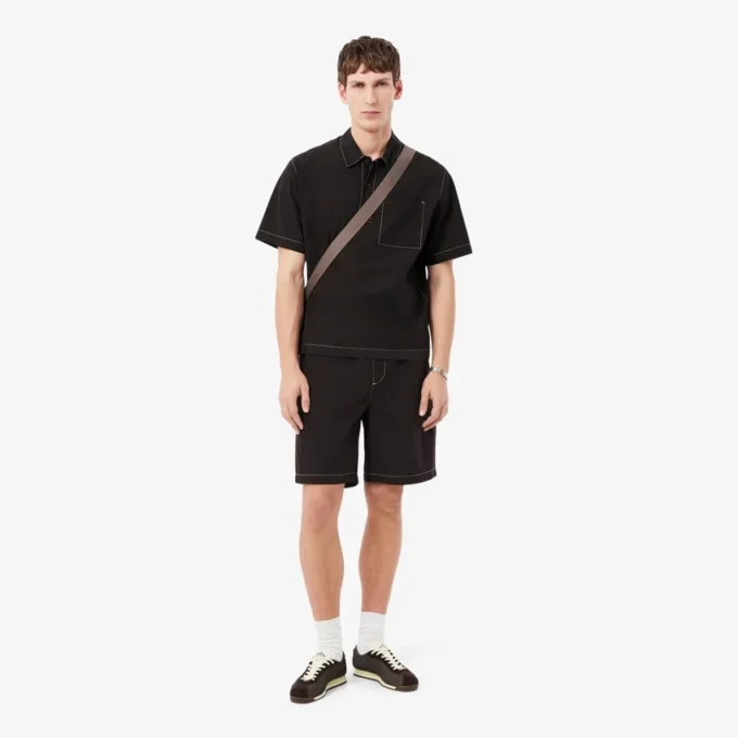 Pantalones cortos de popelín de corte holgado