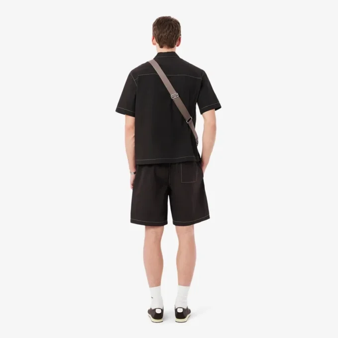 Pantalones cortos de popelín de corte holgado