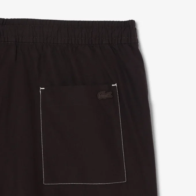 Pantalones cortos de popelín de corte holgado