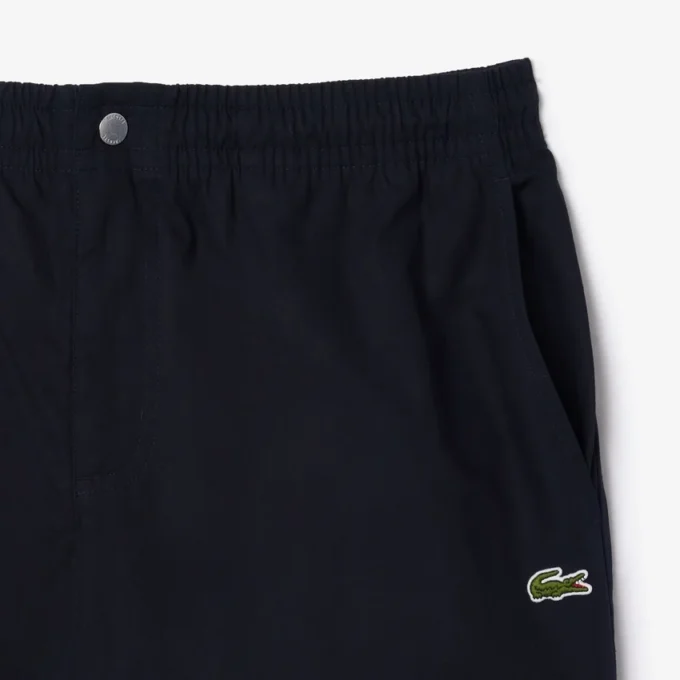 Pantalones cortos de popelín de corte holgado para hombre