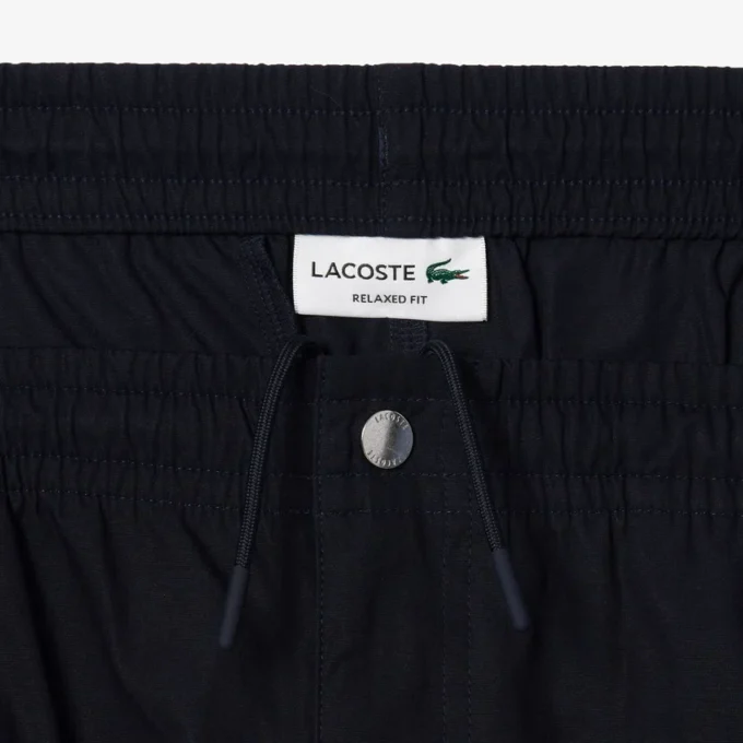 Pantalones cortos de popelín de corte holgado para hombre
