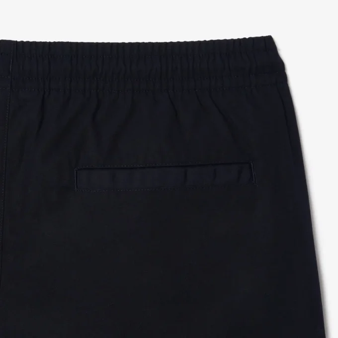 Pantalones cortos de popelín de corte holgado para hombre