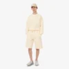 Pantalones cortos de punto interlock de corte holgado