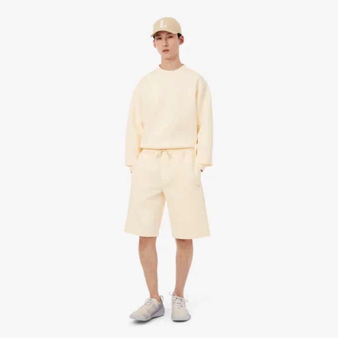 Pantalones cortos de punto interlock de corte holgado