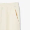 Pantalones cortos de sarga de mezcla de lino, corte regular