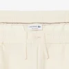 Pantalones cortos de sarga de mezcla de lino, corte regular