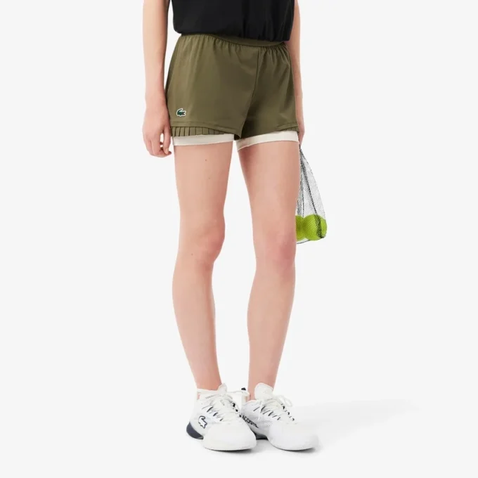 Pantalones cortos de tenis con forro Ultra Dry para mujer