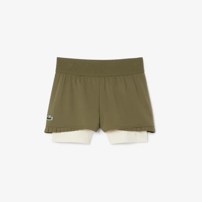 Pantalones cortos de tenis con forro Ultra Dry para mujer