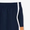 Pantalones cortos de tenis de hombre ligeros con rayas en bloques de color