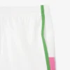 Pantalones cortos de tenis de hombre ligeros con rayas en bloques de color