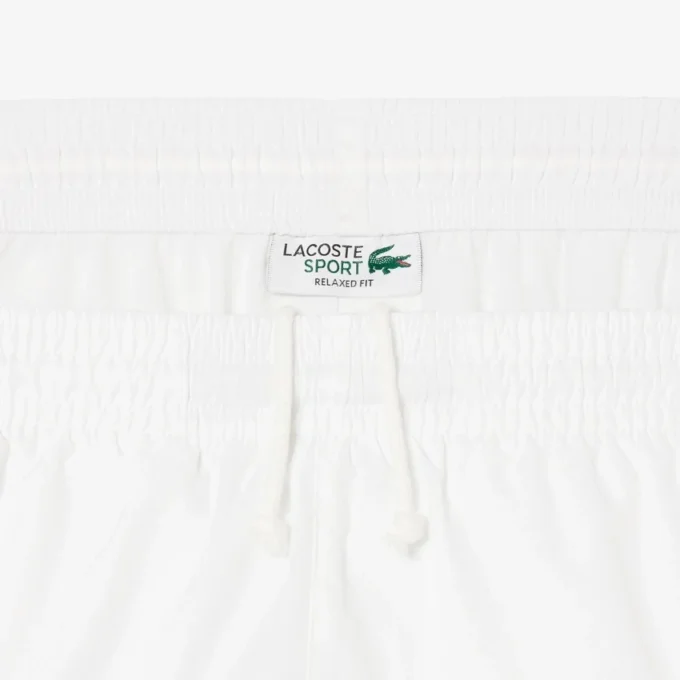 Pantalones cortos de tenis de hombre ligeros con rayas en bloques de color