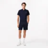 Pantalones cortos de tenis elásticos de corte regular para hombre