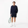 Pantalones cortos de tenis elásticos de corte regular para hombre