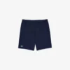 Pantalones cortos de tenis elásticos de corte regular para hombre